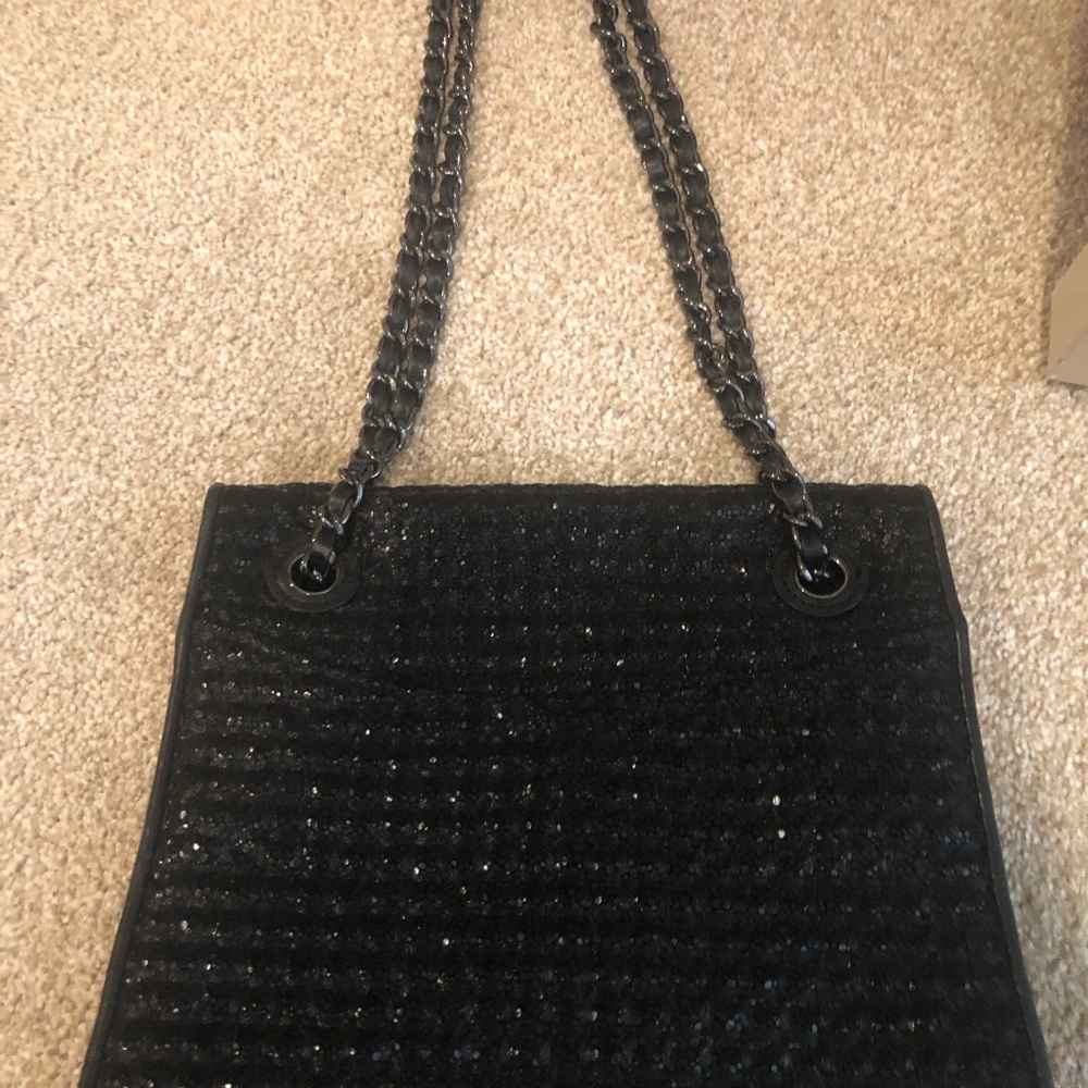 Tory Burch LIKE NEW sparkly woven crossbody bag